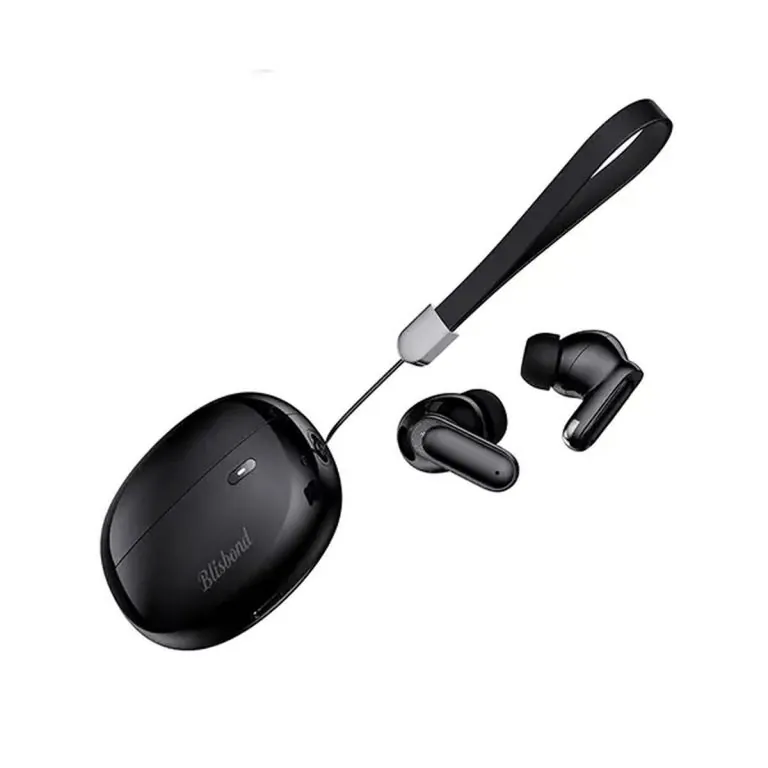 Blisbond S1 TWS earbuds charging case black Bangladesh online gadget shop