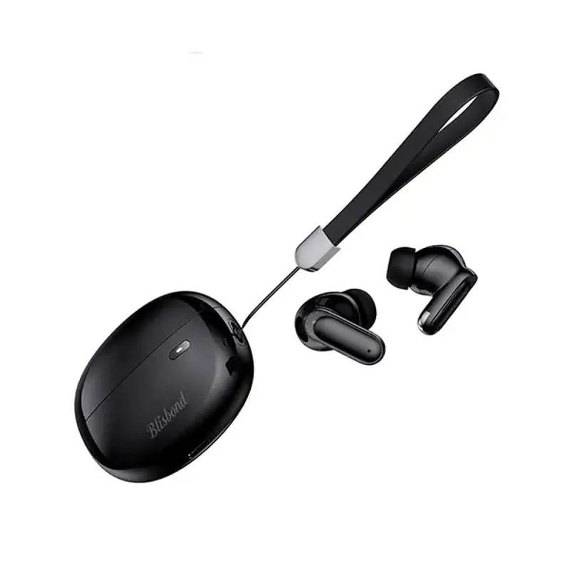Blisbond S1 TWS earbuds charging case black Bangladesh online gadget shop