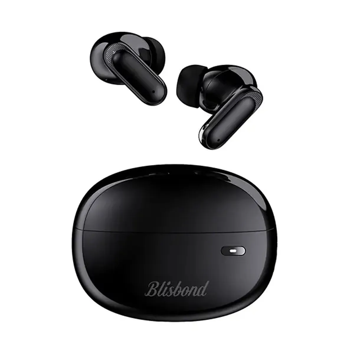 Blisbond S1 Ultra Short Stem ANC ENC Earbuds Black Blisbond S1 ANC ENC TWS earbuds black color price in Bangladesh online gadget shop