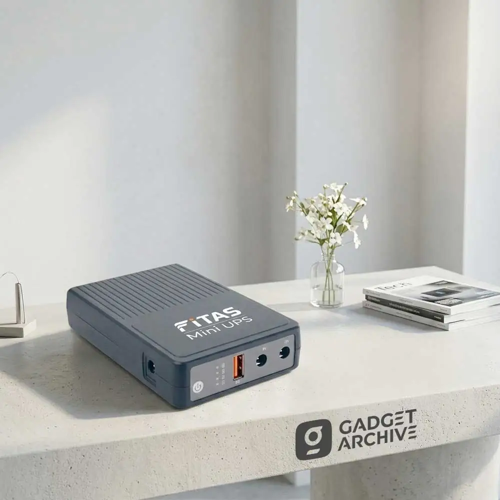 FiTAS TM55 10400mAh Mini UPS (5V 9V 12V) Router Backup – Price in Bangladesh - Image 3