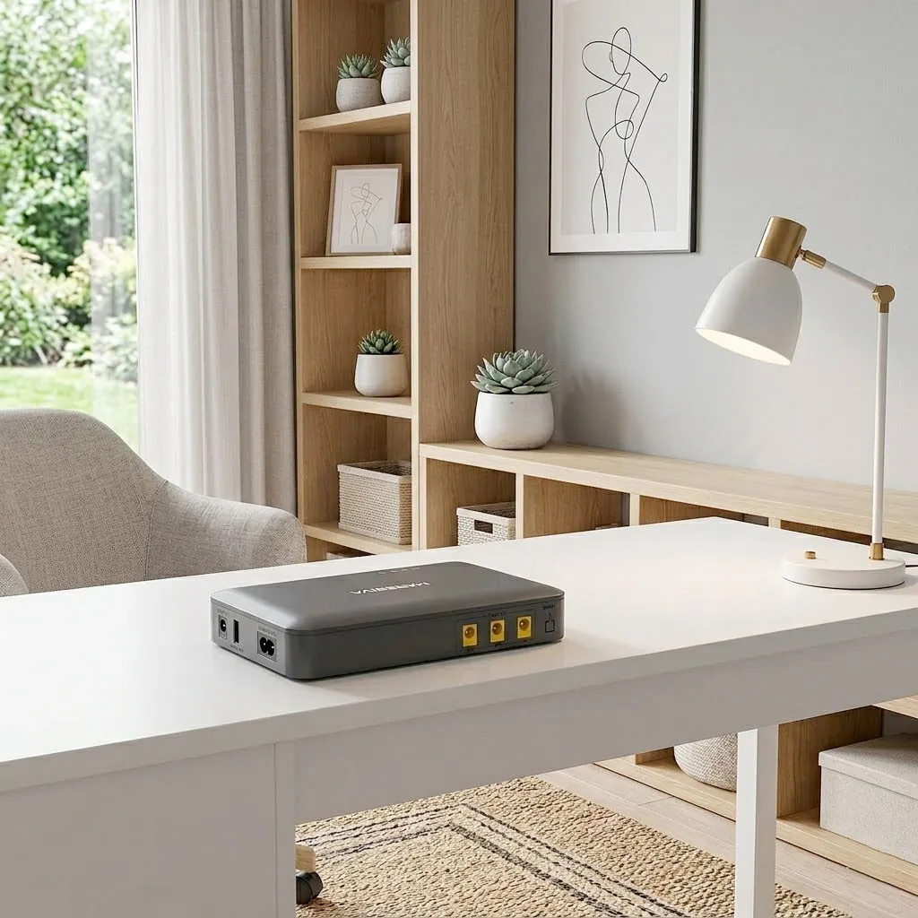MARSRIVA ET1 8000mAh Smart Mini DC UPS for WiFi Router and ONU