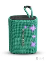 Microlab Twinkle Star 1 Mini Portable Bluetooth Speaker front view with RGB lighting